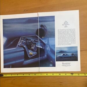 Vintage 1965 Thunderbird Advertisement